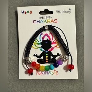 Chloe accessory the seven chakras kids adjustable bracelet